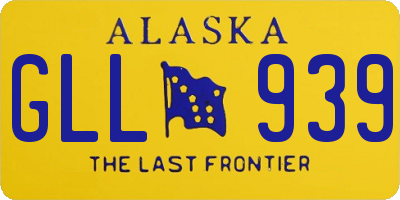 AK license plate GLL939