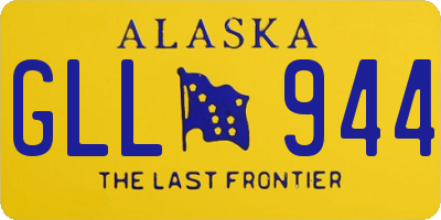AK license plate GLL944