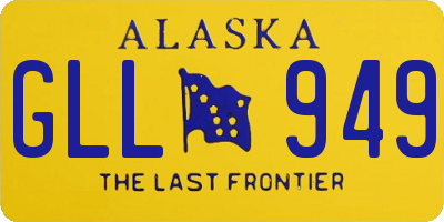 AK license plate GLL949