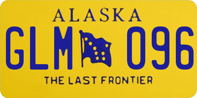 AK license plate GLM096