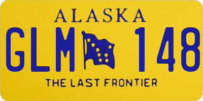 AK license plate GLM148
