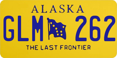 AK license plate GLM262
