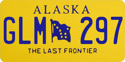 AK license plate GLM297