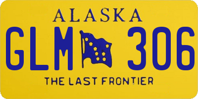 AK license plate GLM306