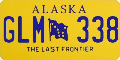 AK license plate GLM338