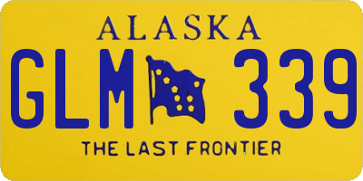 AK license plate GLM339