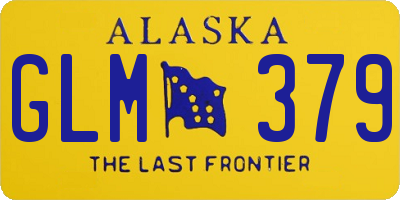 AK license plate GLM379