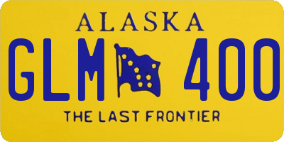 AK license plate GLM400