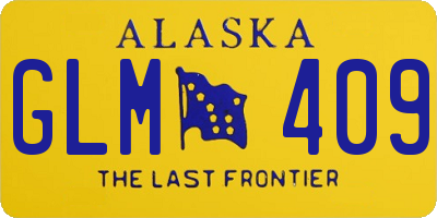 AK license plate GLM409