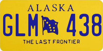 AK license plate GLM438
