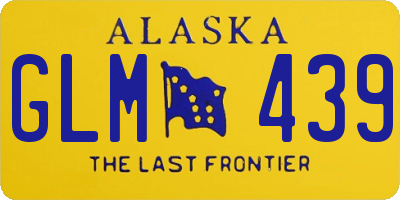 AK license plate GLM439