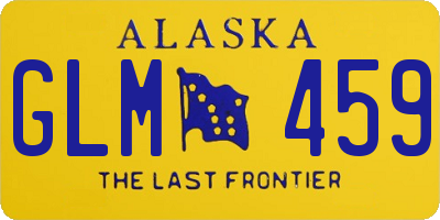 AK license plate GLM459