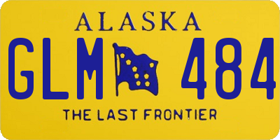 AK license plate GLM484