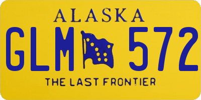 AK license plate GLM572