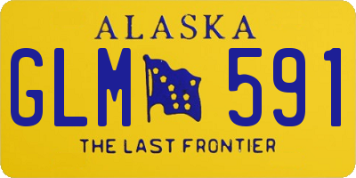 AK license plate GLM591