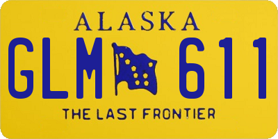 AK license plate GLM611