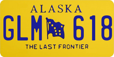 AK license plate GLM618