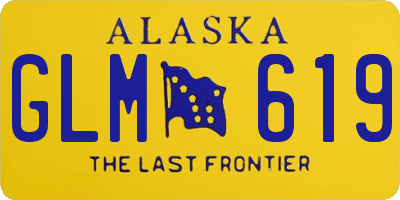 AK license plate GLM619