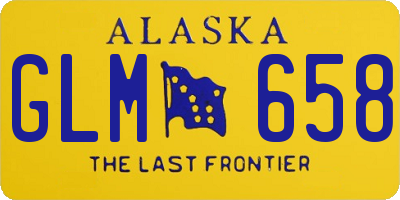 AK license plate GLM658