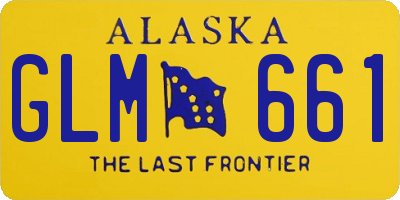 AK license plate GLM661