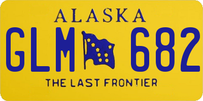 AK license plate GLM682