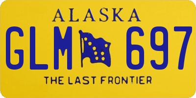 AK license plate GLM697