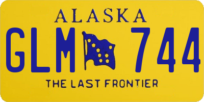 AK license plate GLM744