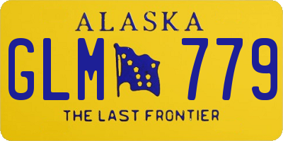 AK license plate GLM779