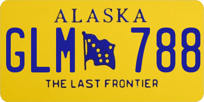 AK license plate GLM788