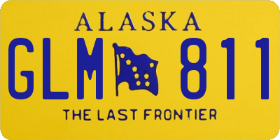 AK license plate GLM811