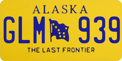 AK license plate GLM939
