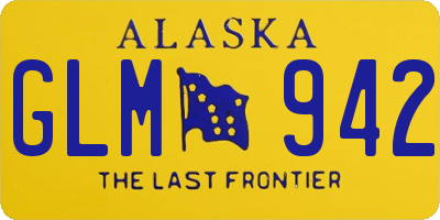 AK license plate GLM942