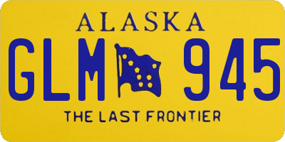 AK license plate GLM945