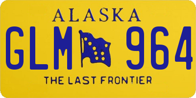 AK license plate GLM964