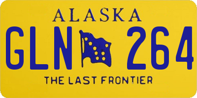 AK license plate GLN264