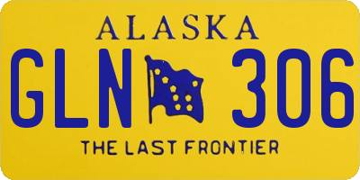 AK license plate GLN306