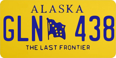 AK license plate GLN438