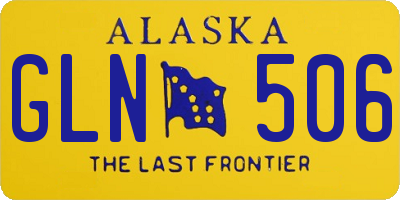 AK license plate GLN506