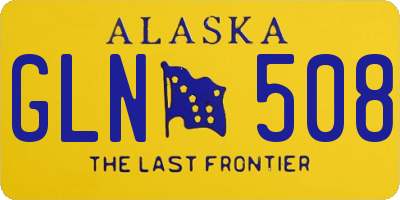 AK license plate GLN508