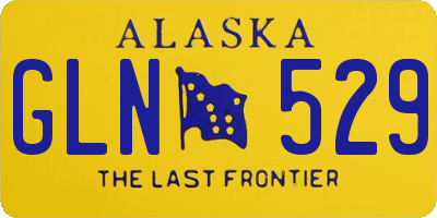 AK license plate GLN529