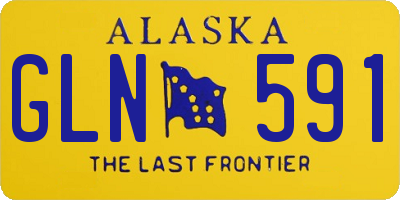AK license plate GLN591