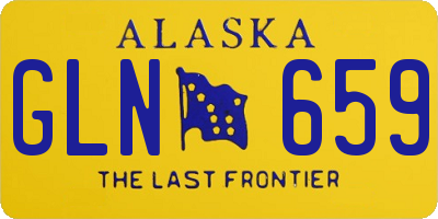 AK license plate GLN659