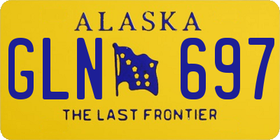 AK license plate GLN697