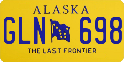 AK license plate GLN698