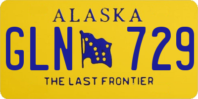 AK license plate GLN729