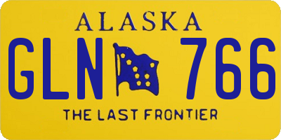 AK license plate GLN766