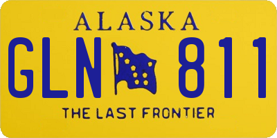 AK license plate GLN811