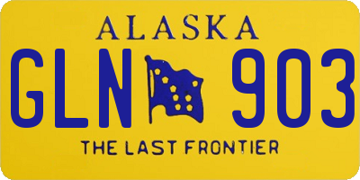AK license plate GLN903
