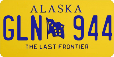 AK license plate GLN944