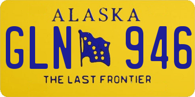 AK license plate GLN946